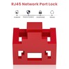 NataLink 100 Pcs RJ45 Port Lock with 10 Key, Locking