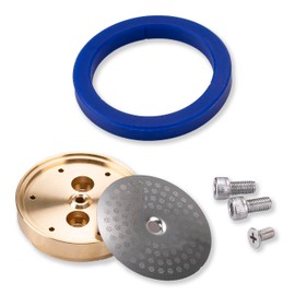 Brass Tune Up Kit for Gaggia，Replacement for IMS Precision Shower Screen，Brass Shower Holder, Silicone Gasket, Stainless Steel Screws.