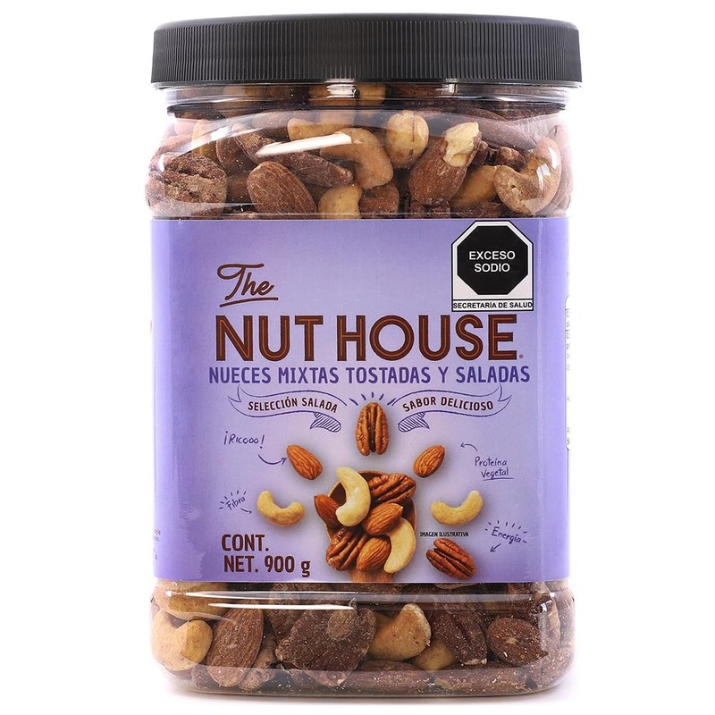 The Nut House - Mezcla de Nueces Tostadas y Saladas