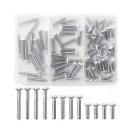 Bates- Wall Plate Screws, 75 Pack Assorted Size, Outlet Screws, Wall Plate Screws, Outlet Cover Screws, Long Electrical Outlet Screws, Electrical Screw, Outlet Plate Screw
