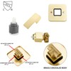 Brushed Gold Shower Faucet GGStudy Single Function Shower Trim Kit