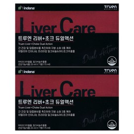 TrueN 트루엔 리버+초크 듀얼액션 25ml x 7병 밀크씨슬 아티초크 2개 / 써클 Trueen Liver + Choke Dual Action 25ml x 7 Bottles Milk Thistle Artichoke 2 pcs / Circle