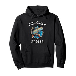 Pine Creek Angler Pennsylvania Trout Fishing Brookie Native Pullover Hoodie