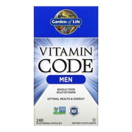 Vitamin Code, multivitamínico, para hombres, 240 cápsulas con sabor sin sabor