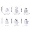 SHIFANQI Halloween Ghost Figurine - Spooky Resin Ghost Statue, Funny