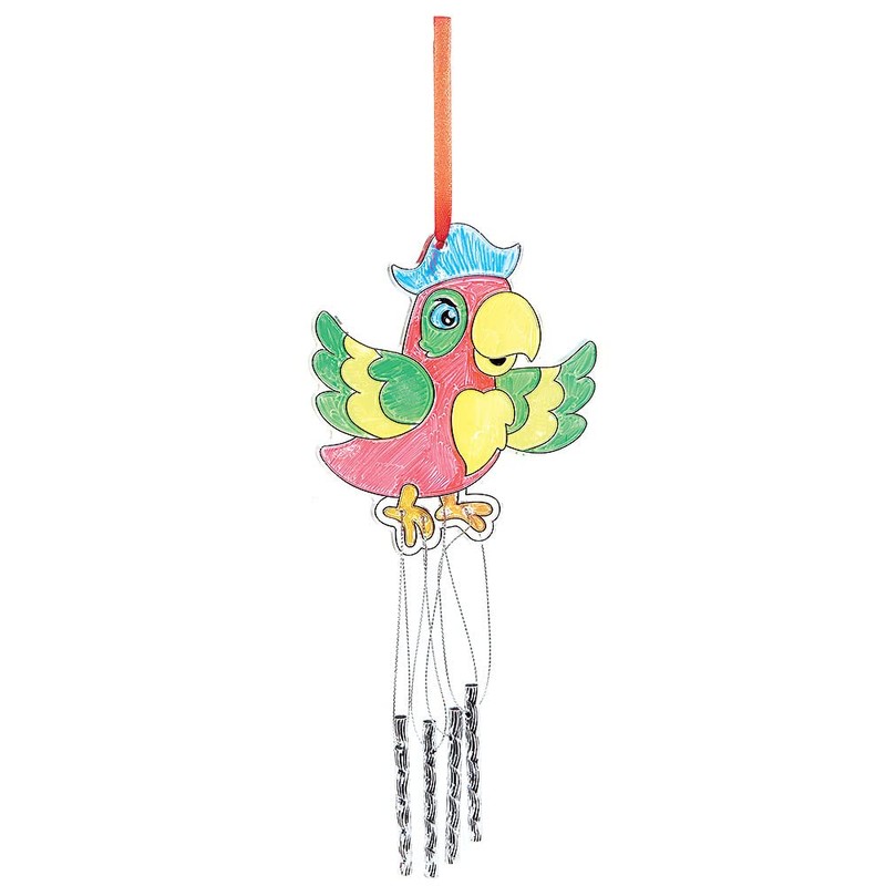Baker Ross FC898 Pirate Suncatcher Windchimes - Pack of 4,