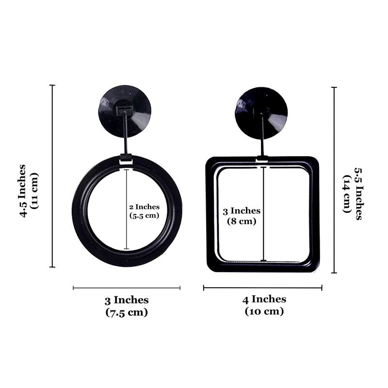 SunGrow 2 Betta Feeding Ring, Prevent Water Turbulence from Washing