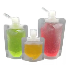 Estuchelandia Kit 3 Pzas Bolsa Envase De Viaje Rellenable Shampoo Líquidos