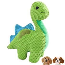 FOily TOily Dog Toy, Chewing Toy, Durable, Stuffed Animal for Dogs, Sounds, Brushing Teeth, Pulling, Small and Medium Dogs, Present, Gift, Bokudou Dinosaur Series (Brachio)