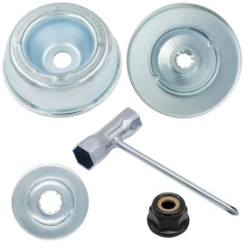Blade Adapter Kit for Stihl FS55 FS55R FS56 FS56RC FS70R FS80 FS85 FS90 FS90R FS94 FS94R FS100RX FS110 FS250 FS240 FS130R FS130 FS120 (Thrust Washer, Rider Plate, Thrust Plate, Collar Nut, T-Wrench)