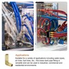 sourcing map Brass Hose Barbed Elbow Fitting 2pcs 3/8" Barbx1/8