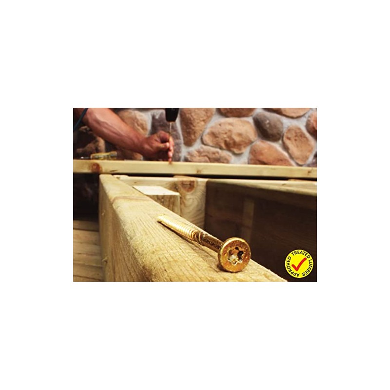 GRK 772691020758 8 R4 Screw X 1-3/4", Color, 100 Count