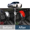 Lcojicep ABS Car Gear Shift Knob Cover Compatible with Corvette