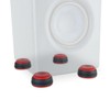keepdrum SSA300RD Speaker Feet for Two Boxes Vibration Damper Speaker