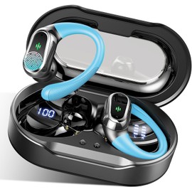 Rolosar Bluetooth 5.3 Kopfhörer Sport, Kopfhörer Kabellos Bluetooth Noise Cancelling kopfhoerer mit 50H Stereo