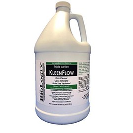 BioLogix KleenFlow Triple Action Floor Cleaner, Superior Odor Eliminator, Highly Effective Drain line Treatment (5 Gallon Pail)