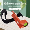 Portable measuring instrument, special horizontal bubble for tower ruler, handheld