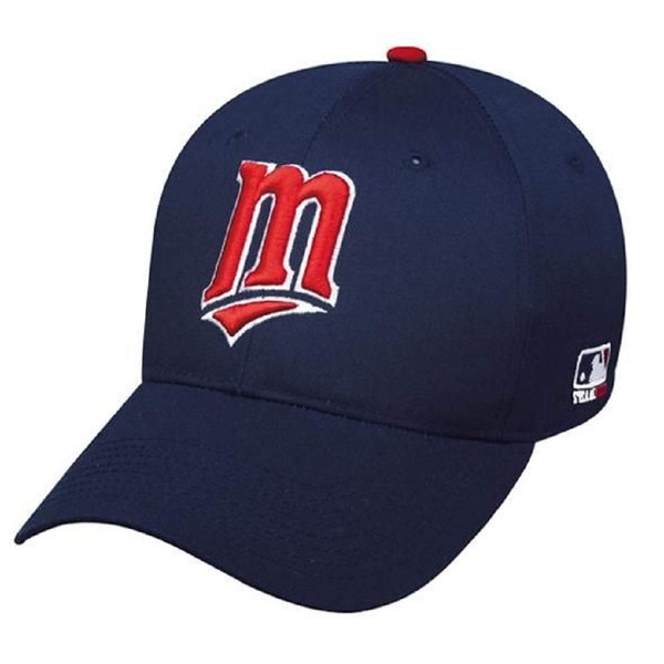 OC Sports Minnesota Twins MLB Retro Throwback Navy Blue Hat Cap M Logo Adult Men's Adjustable