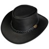 SCIPPIS Wallaroo Leather Hat, black, S