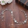 Yean Gold Star Wedding Headband Rhinestone Headpiece Crystal Bridal Hair