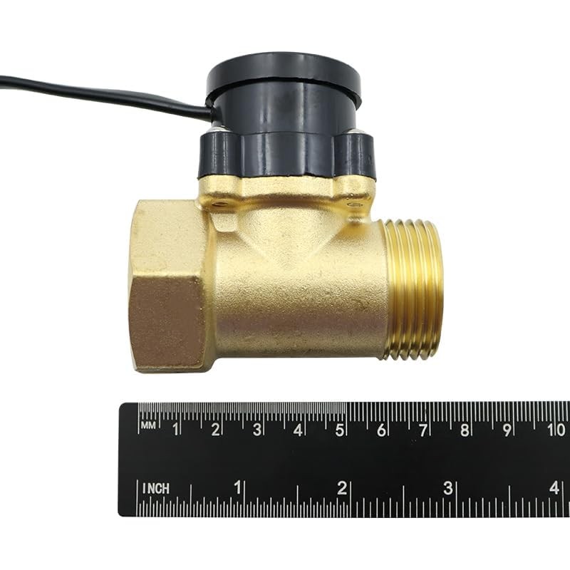 Namvo Wasserdurchflussschalter G1 Gewinde Durchflusssensor Wasserpumpen-Steuerschalter, HT-800 G1 Gewinde 220