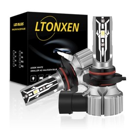 LTONXEN HB3 LED High Beam Integrated Genuine Replacement 9005 HB3 LED Bulb, 6000K, Blast, White, DC9-18V, Car Headlight, Pack of 2