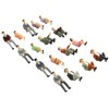 50 Pieces Sitting Figures Scale 1:32 Figure Model Peoplee Track