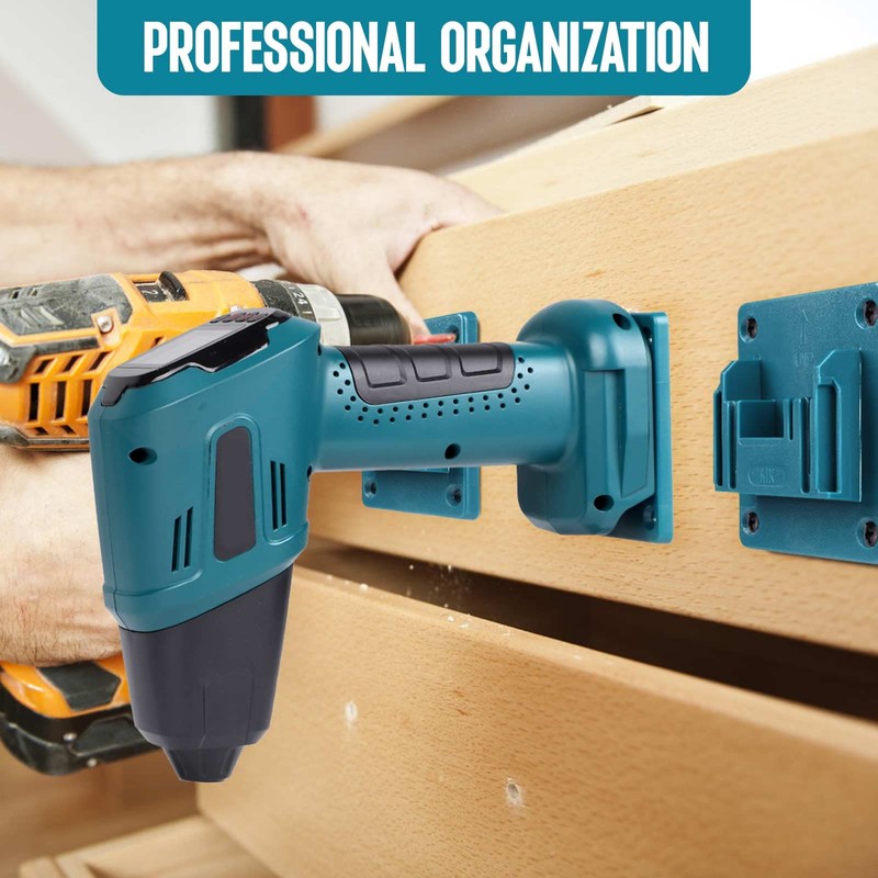 Pack of 6 Tool Holder Storage, TEPULAS Machine Holder Drill