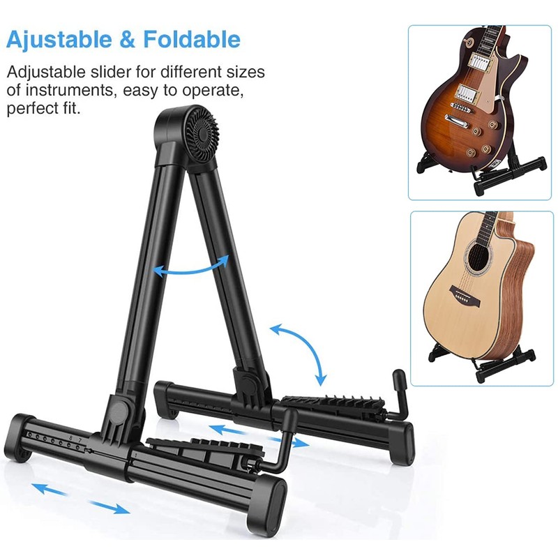 Guitar Stand on the Floor Universal Portable Foldable Acoustic Classical