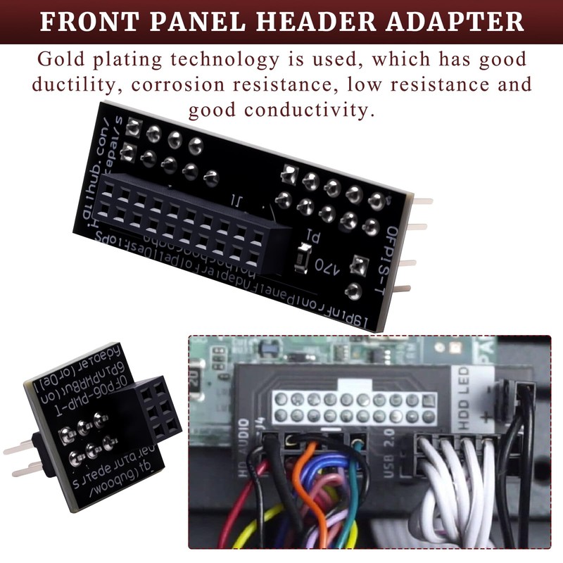 Front Panel Header Adapter Compatible with Dell Optiplex 7010 9010