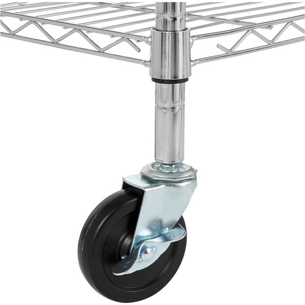 Hlyluoyi Stem Caster Wheels 3 inch, Shelving Wheels Heavy Duty,