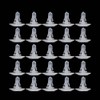 G-PLUS Door Weatherstrip Clips Nylon 3/16" Hole, 25pcs Window Weather