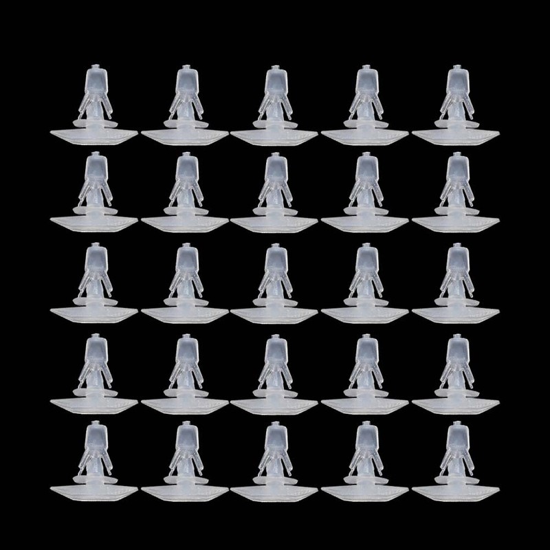G-PLUS Door Weatherstrip Clips Nylon 3/16" Hole, 25pcs Window Weather