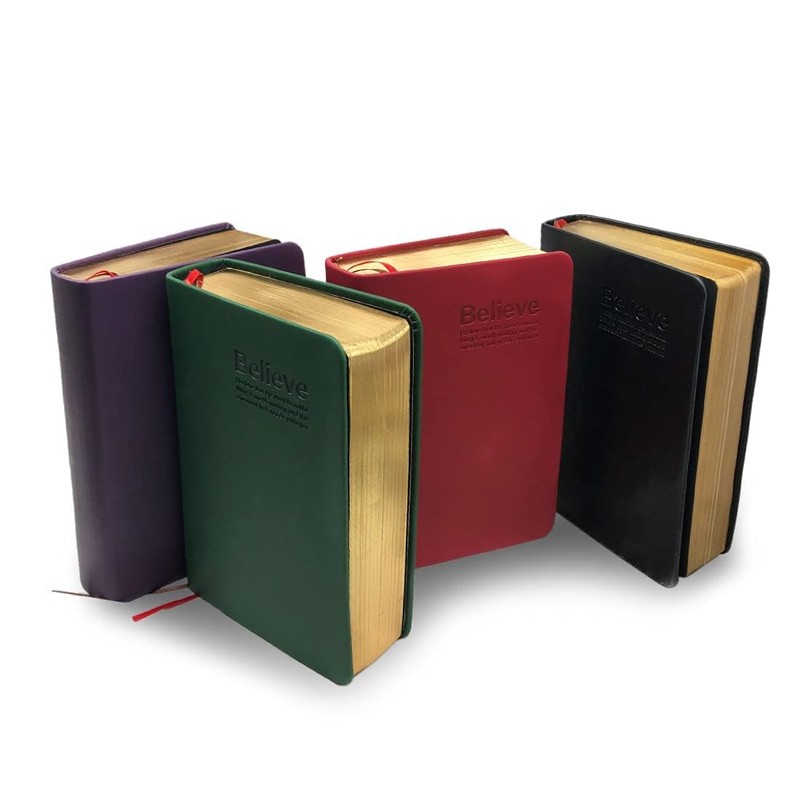 Thick Leather Journal for Men Women, Black Notebook Leather Notebooks