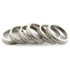 Trellis + Co. Stamped Stainless Steel Wide Mouth Mason Jar