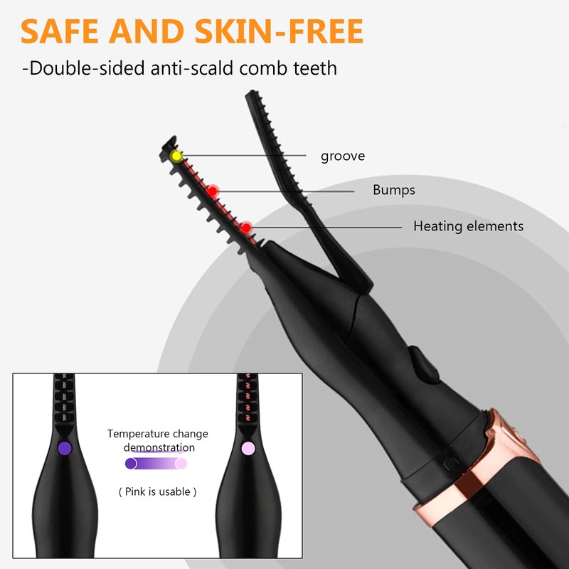 Heated Eyelash Curler, Electric Eyelash Curler, Heated Eyelash Curler, USB