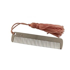 Arfasatti Solid Sterling Silver 925 Mini Baby Comb Gift for a Female Birth Hand Made in Italy, Sterling silver