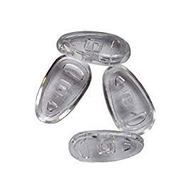 50 x Spectacle/Eye Glass Nose Pads Non Slip, Comfortable, Durable Silicone Tear Drop Shape Push in Suitable for Metal and Plastic Frames (Small)