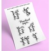 Pantry Organization Labels, Pantry Labels for Jars Containers Set of
