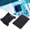 Motherboard Shell Box Black Aluminium Alloy Fit for RaspberryPi 3