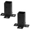 YIDU69Q 4 Pcs 4x4,6x6,8x8 Adjustable Split Post Anchor Base, 8