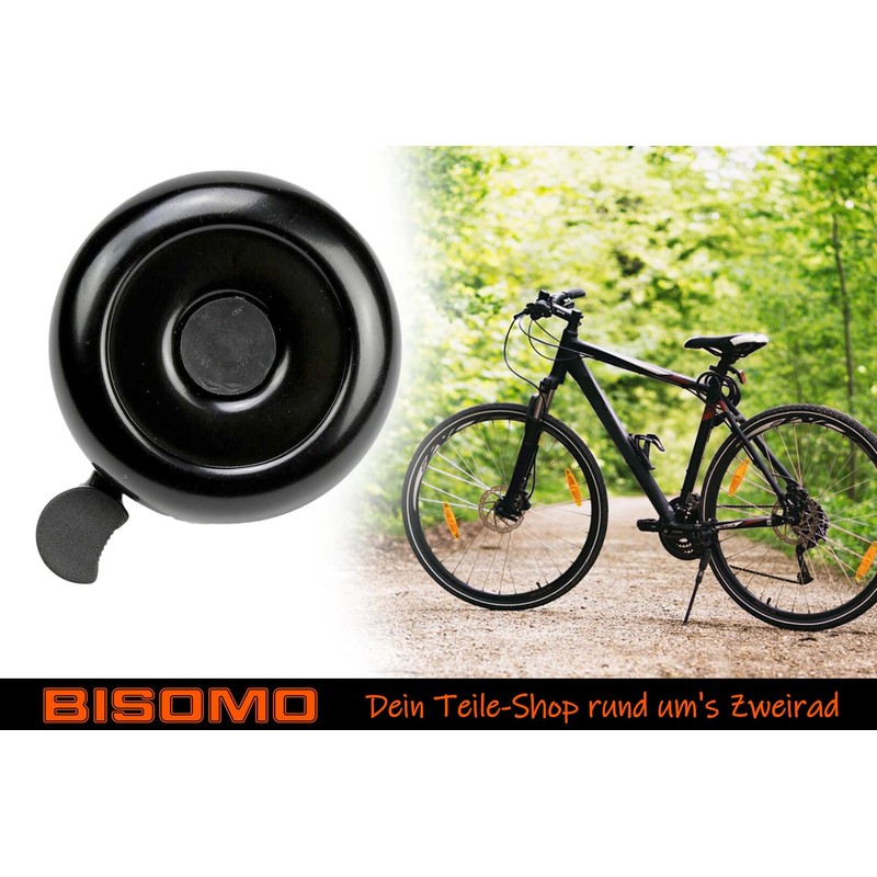 Bicycle Bell 54 mm Bicycle Bell Bike Ring Bell Black