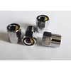 Smart Car 'Limited Edition' Chrome Wheel Valve Dust Caps. Fortwo