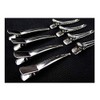 MAHAVIMOKSA Wholesale 100pcs 60mm/2.36" Silver Single Prong Metal Alligator Clip
