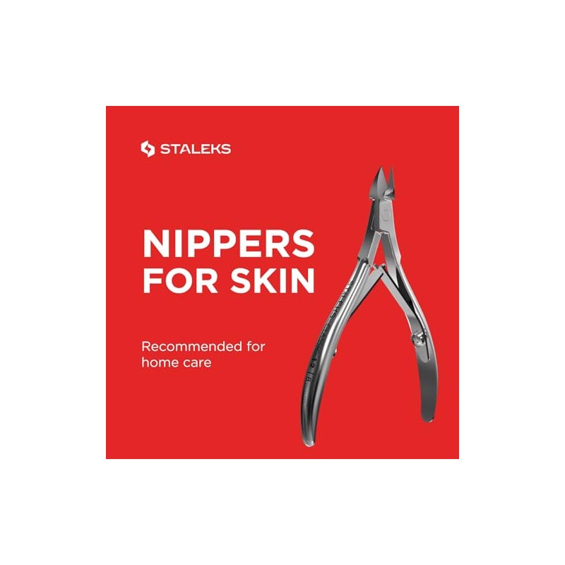 STALEKS Alicates para cutículas Classic 12 8 mm Cuticle nippers
