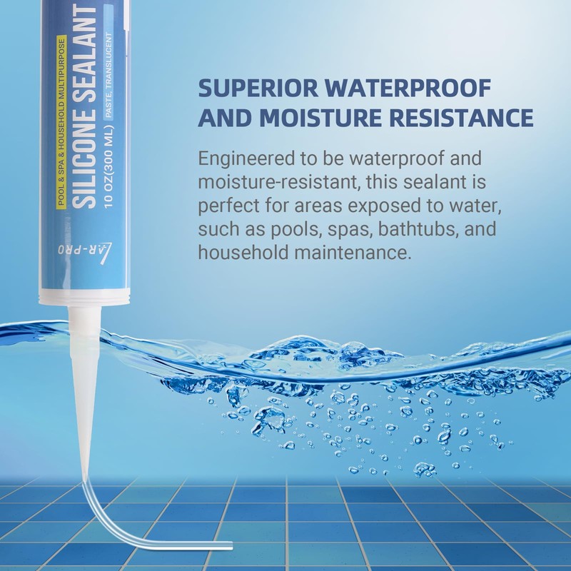 AR-PRO (2 Pack) 706A Translucent Silicone Sealant - 2 x