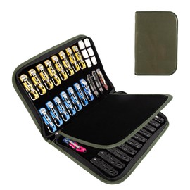 Knife Case,Knife Display Case,Knife Storage with 32 Slots,Folding Knife Holder,Butterfly Pocket Organizer,Knives Roll Collection Pouch Carrier Bag for Survival Tactical Outdoor for EDC Mini Knife
