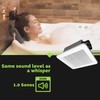 Homewerks 7114-02-HW DC Bathroom Fan 50-CFM 1.0 Sone White Ventilation
