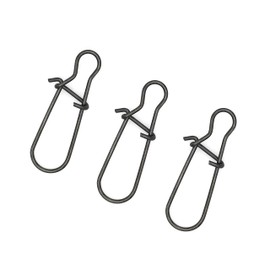 BLUEWING Fishing Duo Lock Snaps Swivel for Saltwater Freshwater Fast Change Snaps Light Tackle Lures Connector, 73lbs/100 pcs