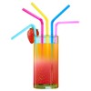 SYLVA Plant-Based Drinking Straws – Multi-Coloured, Durable Drinking Straws for